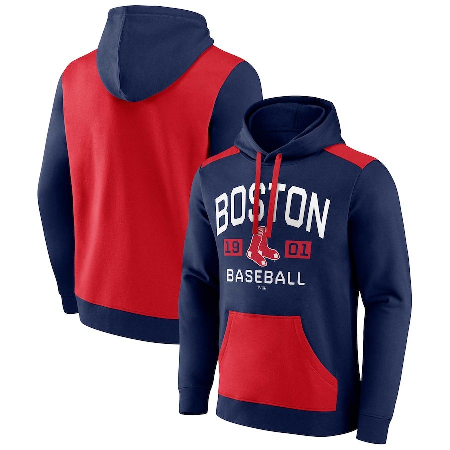 Men 2023 MLB Boston Red Sox blue Sweatshirt style 2->boston red sox->MLB Jersey